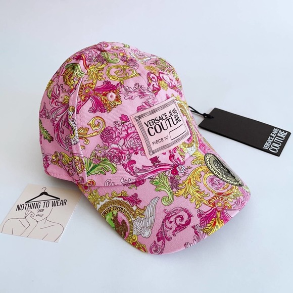 Versace Accessories - ⭕️ VERSACE JEANS Women’s Cap Hat Pink Versailles